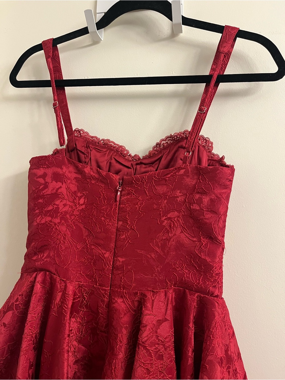 Babyboo Emelie Playsuit Mini Dress in Red Size Small - Picture 6 of 10